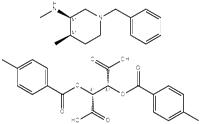 (2R,3R)-2,3-双[(4-甲基苯甲酰基)氧基]丁二酸和(3R,4R)-N,4-二甲基-1-(
